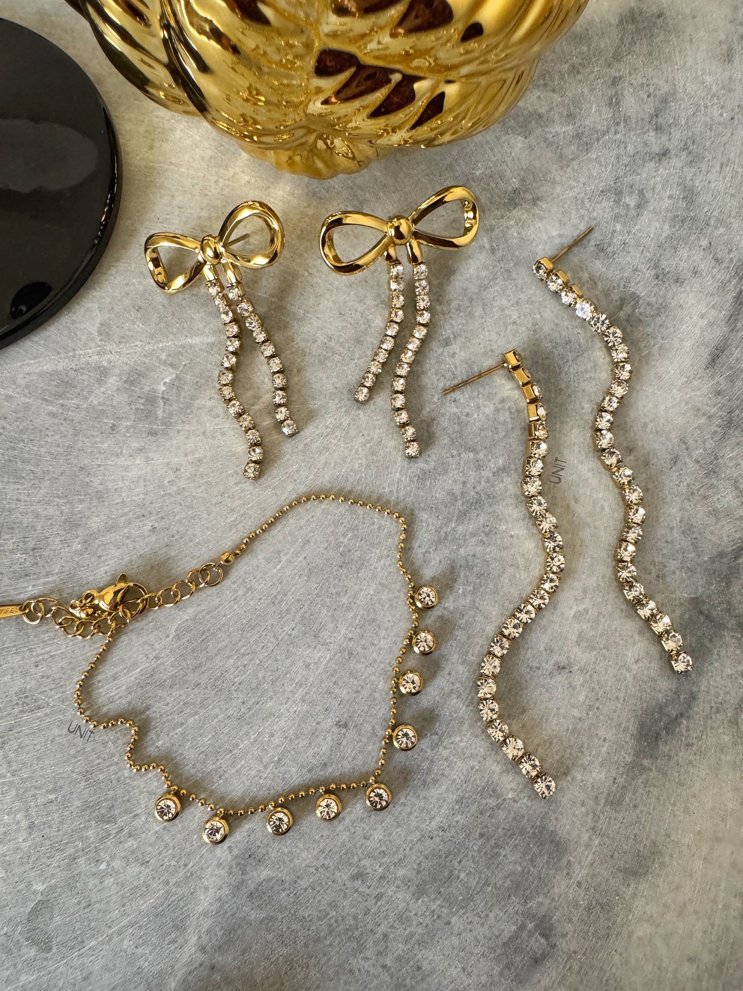 Mira Crystal Charm Bracelet