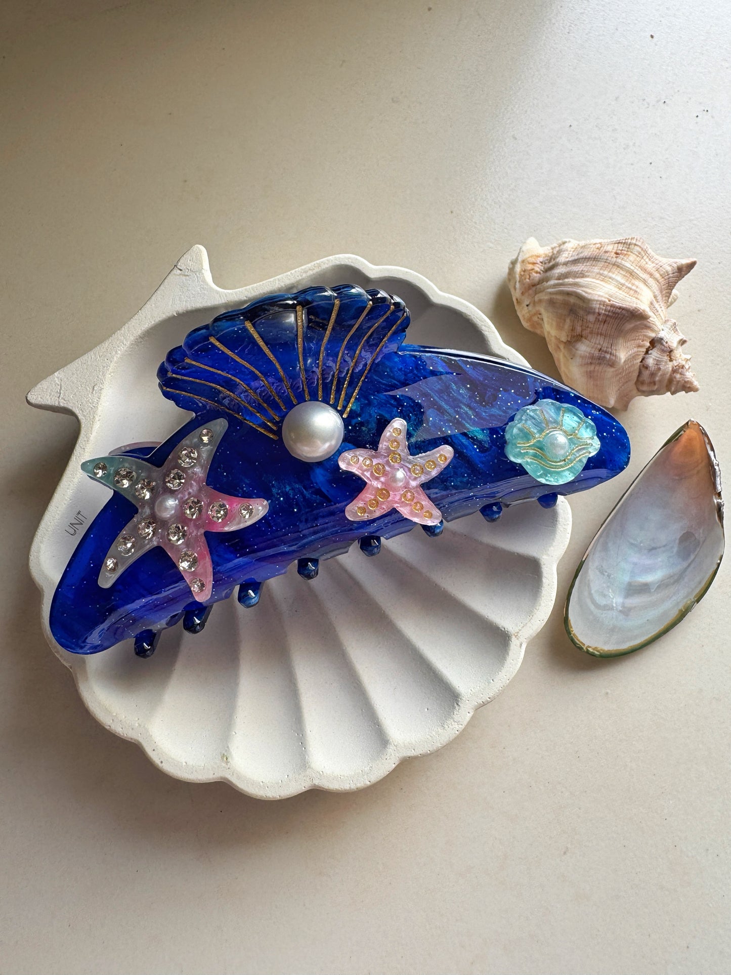 Ocean Starfish Hair Clip