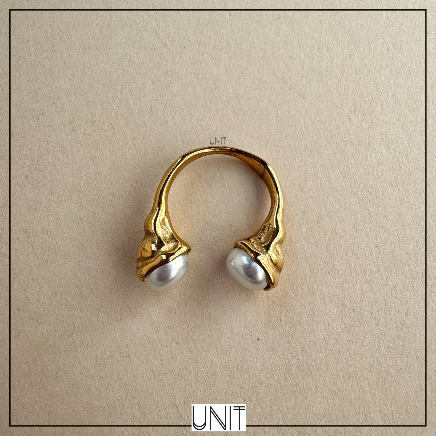 Mira Pearl Open Ring