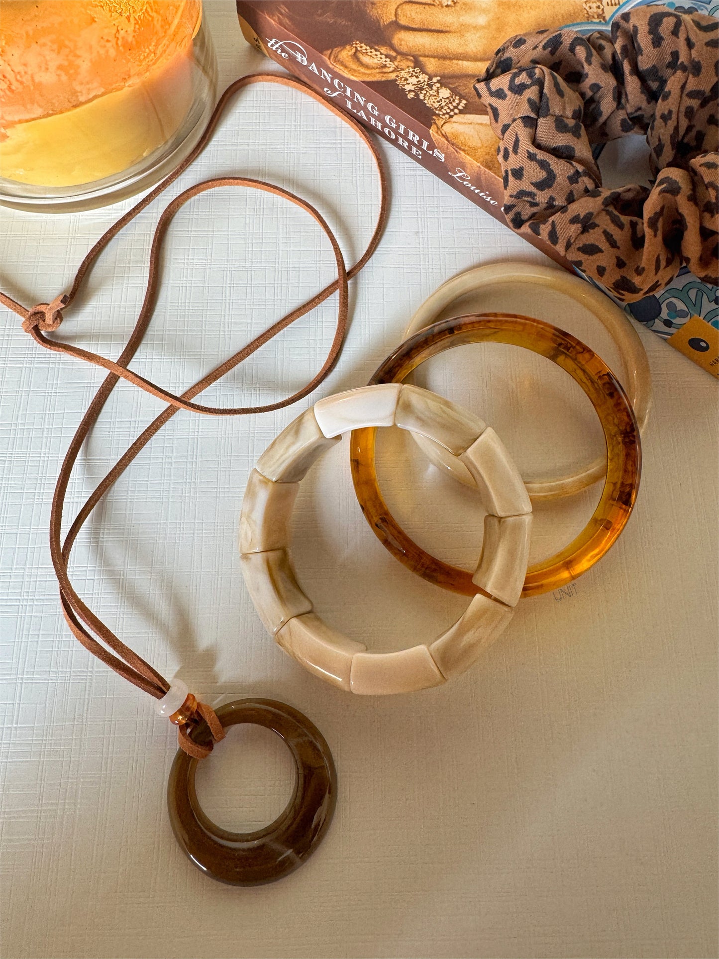 Aurelia Resin Bangle Set