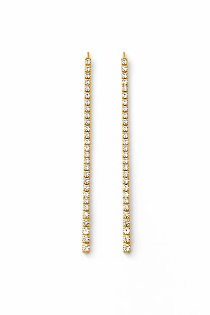Linea Crystal Drop Earrings