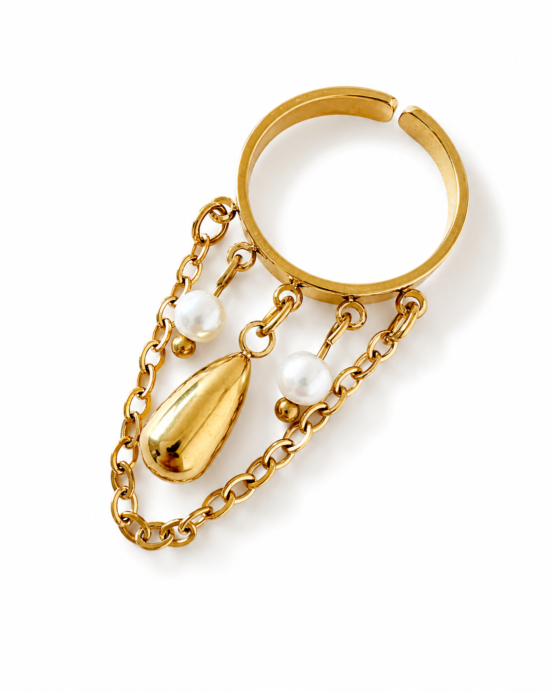 Liora Pearl Chain Ring