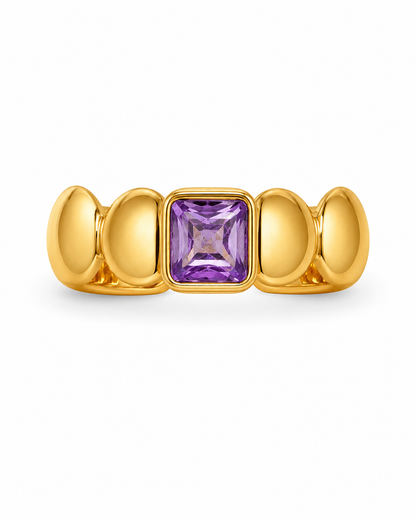 Améthyste Dome Ring
