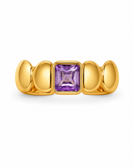 Améthyste Dome Ring
