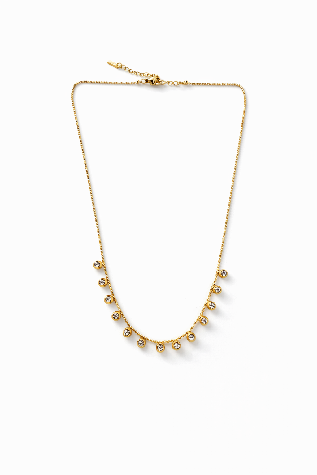 Luna Bezel Necklace