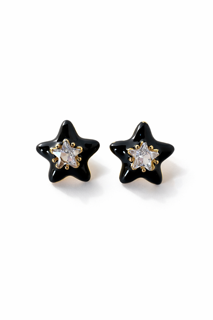 Stella Noir Studs
