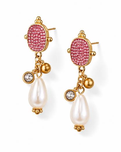 Rosalie Pearl Drop Earrings