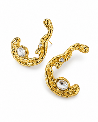 Solenne Molten Earrings