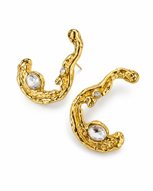 Solenne Molten Earrings