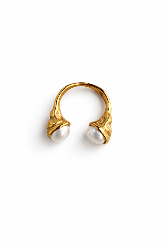 Mira Pearl Open Ring