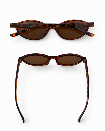 Havana Oval Sunglasses