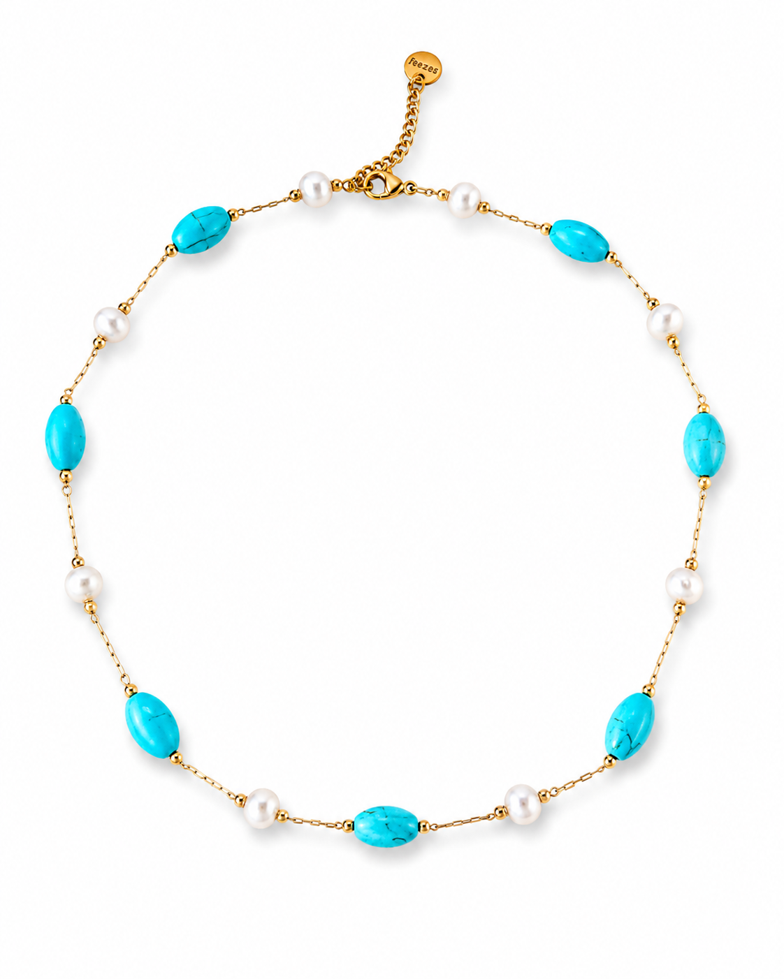 Azure Pearl Necklace