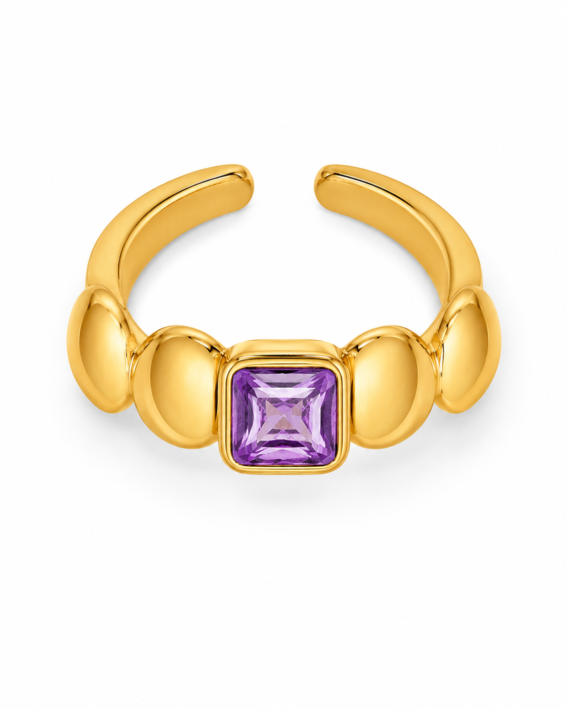 Améthyste Dome Ring