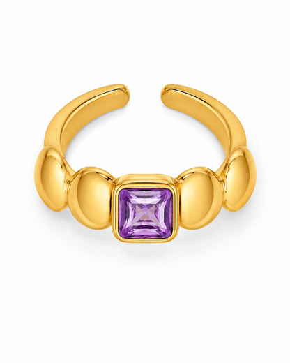Améthyste Dome Ring