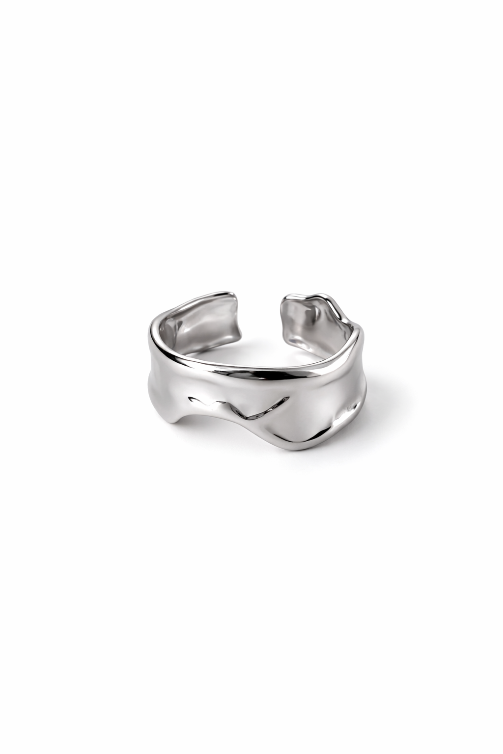 Mira Sculpted Silver Ring