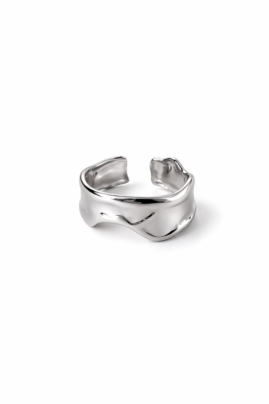 Mira Sculpted Silver Ring