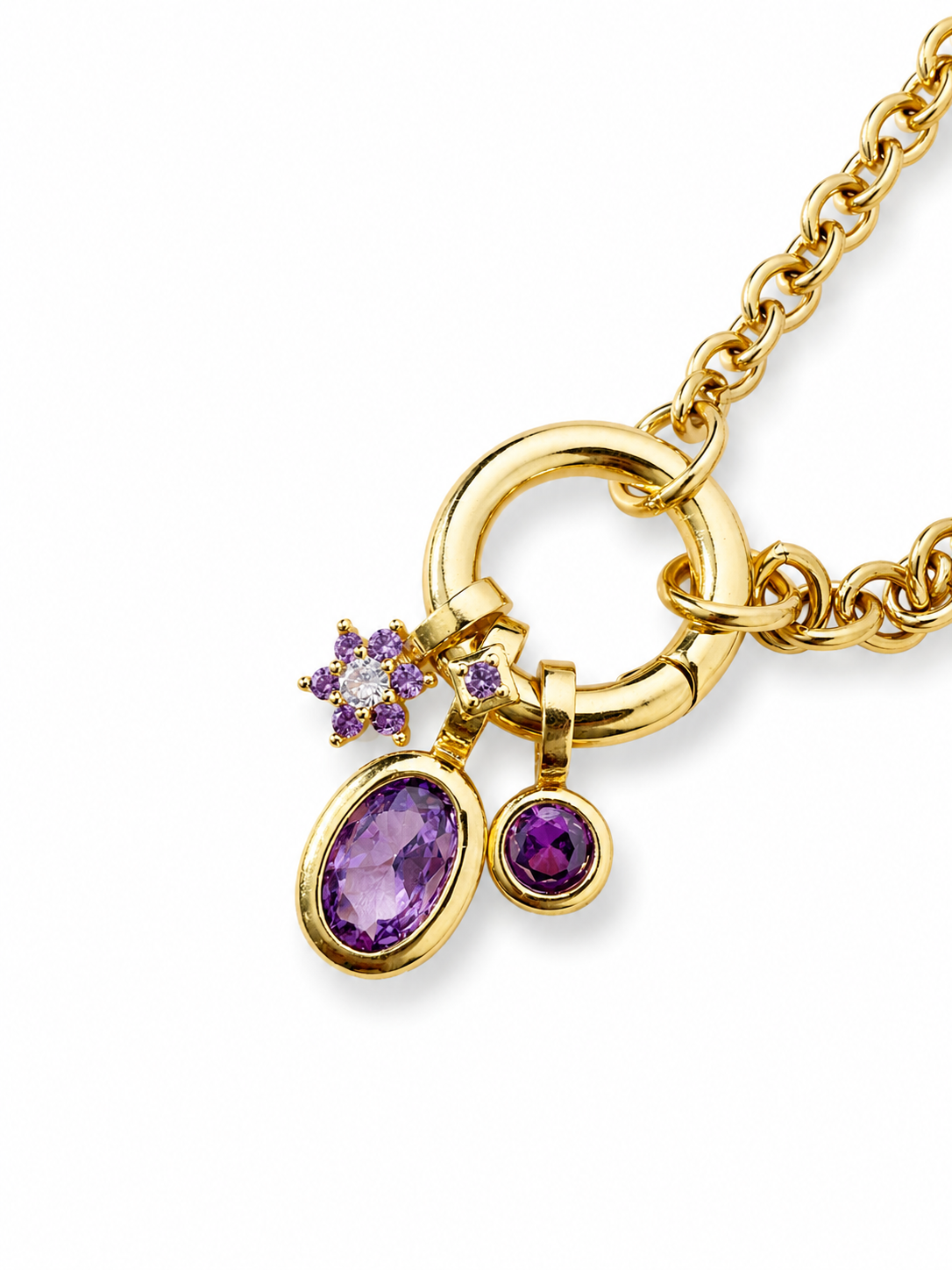 Améthyste Charm Necklace