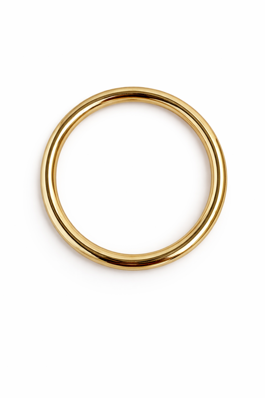 Eirene Polished Gold Bangle