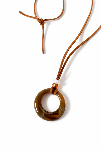Luna Loop Pendant Necklace