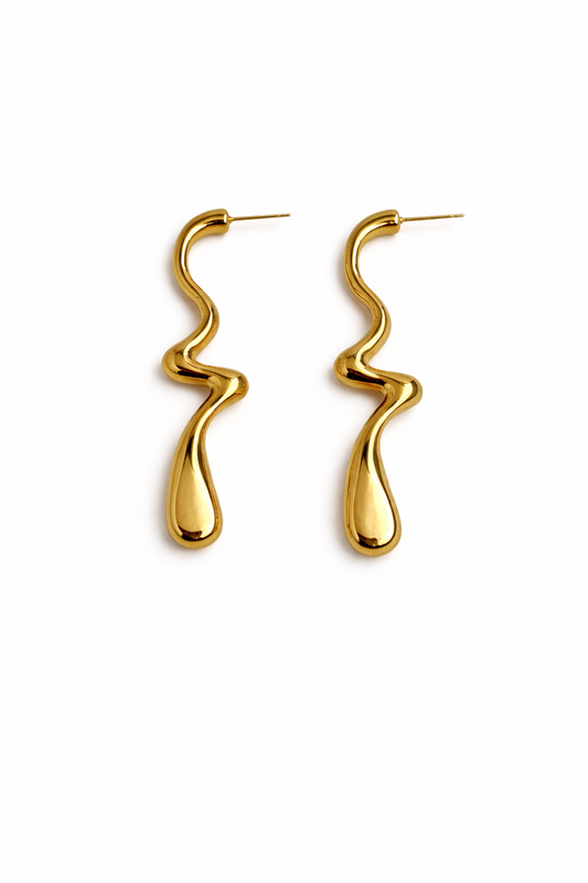 Callista Wave Drop Earrings