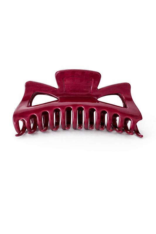 Bordeaux Gloss Hair Claw