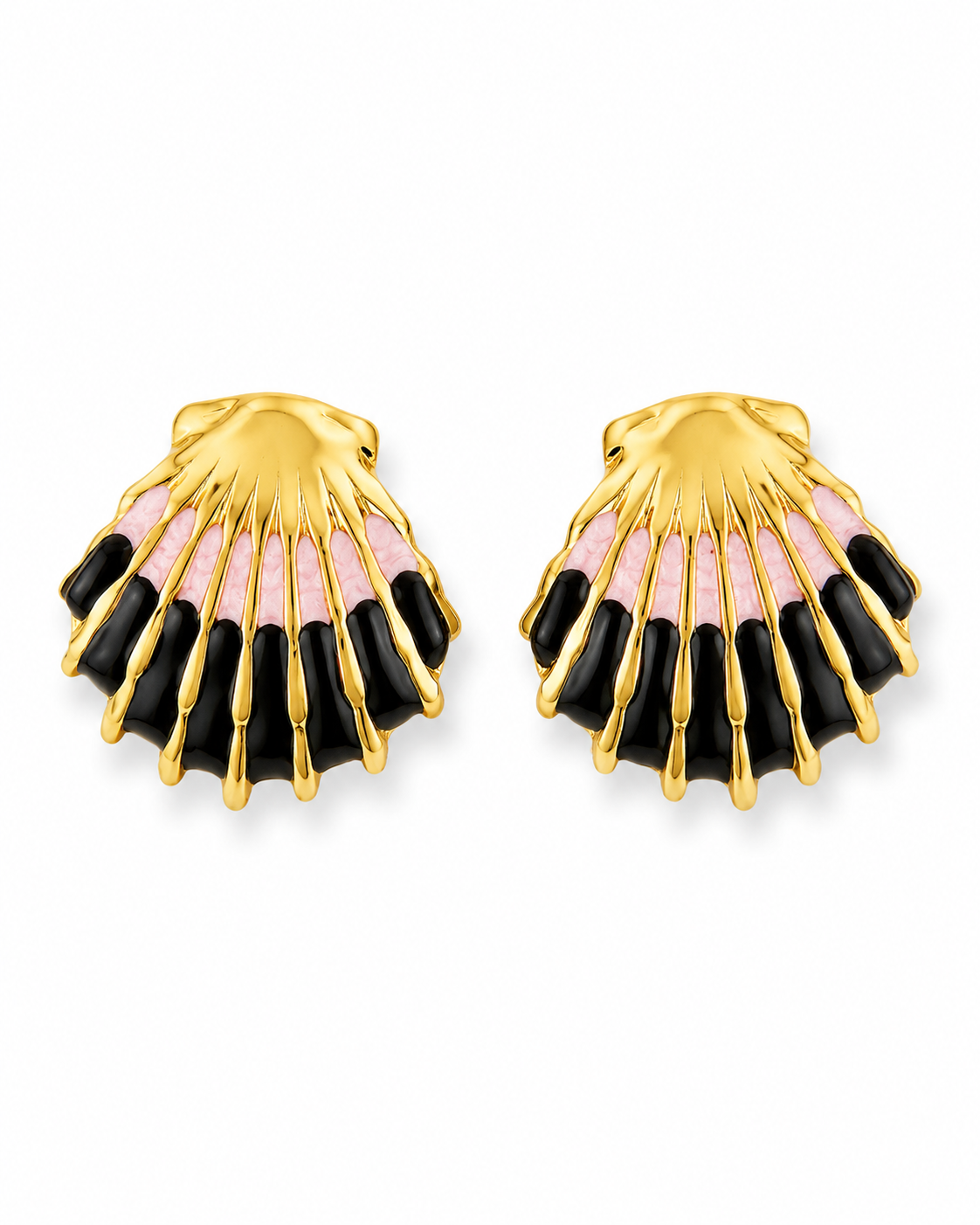 Noir Shell Earrings