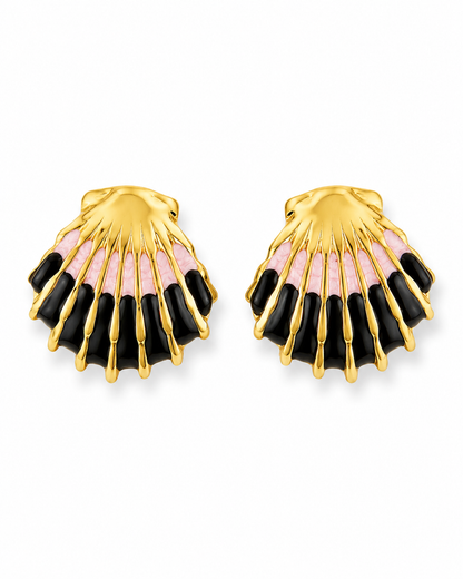 Noir Shell Earrings
