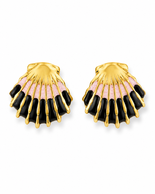Noir Shell Earrings