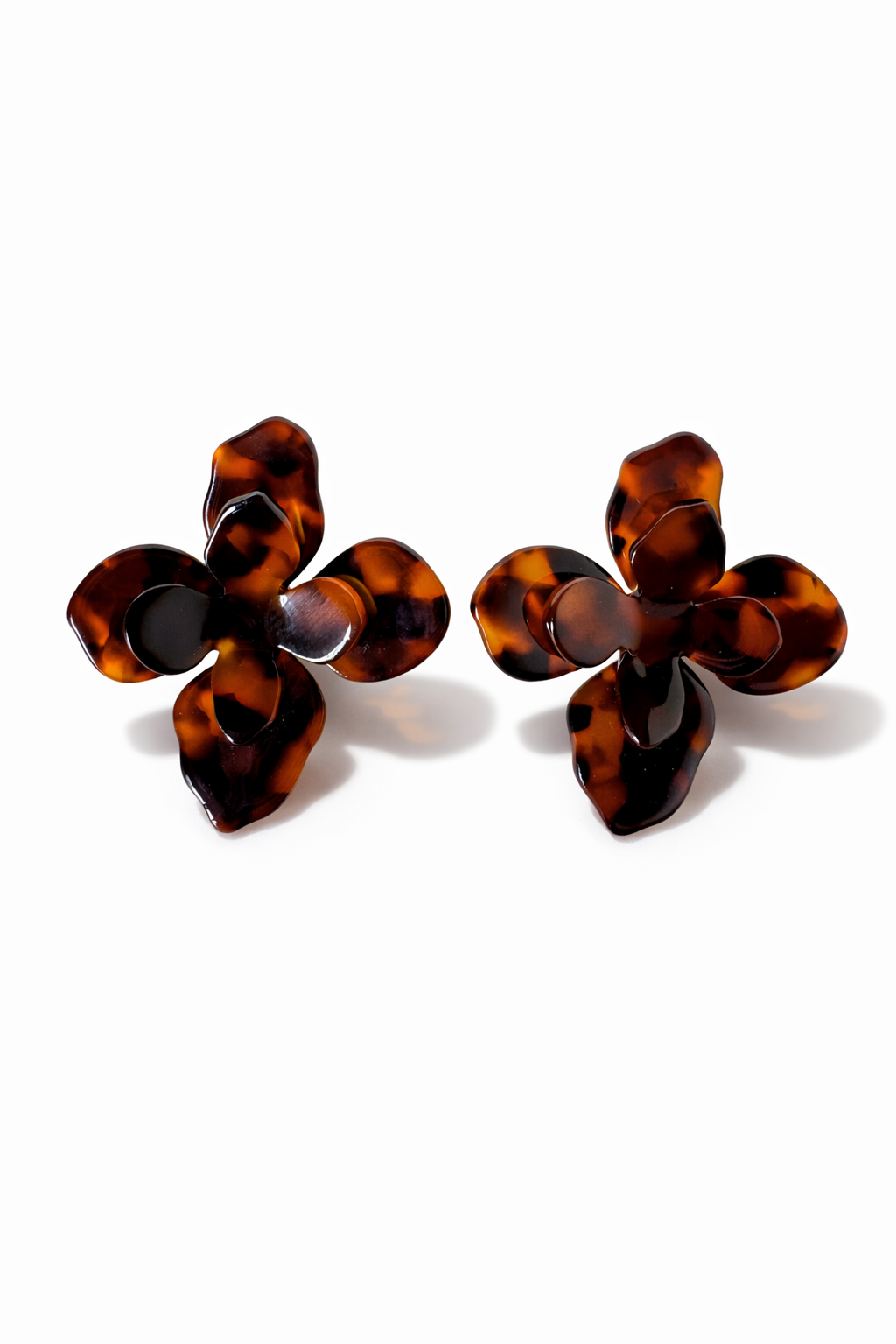 Sable Floral Stud Earrings