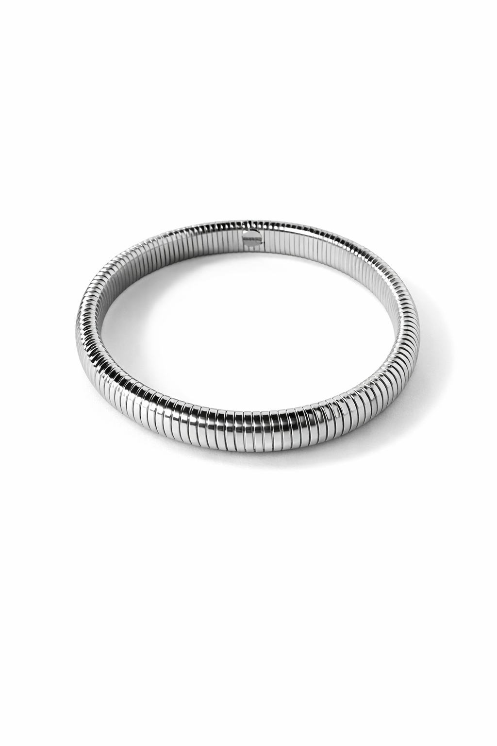 Luna Coil Silver Bracelet