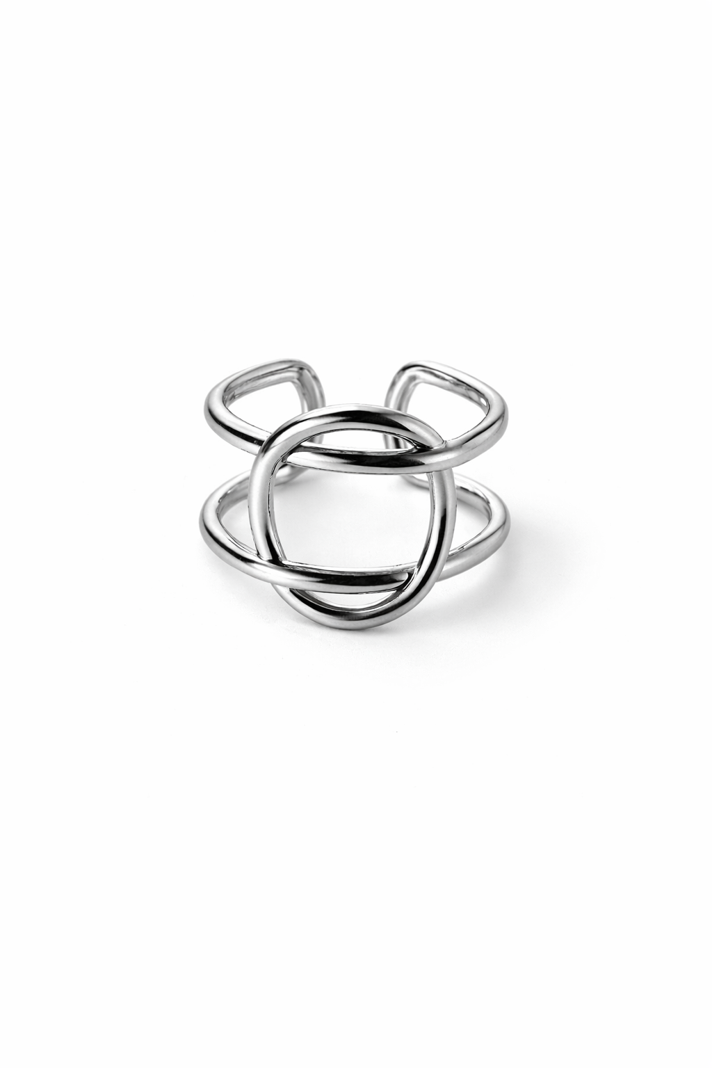 Aria Knot Silver Ring