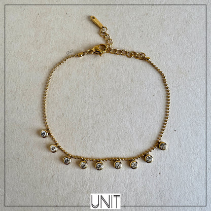 Mira Crystal Charm Bracelet