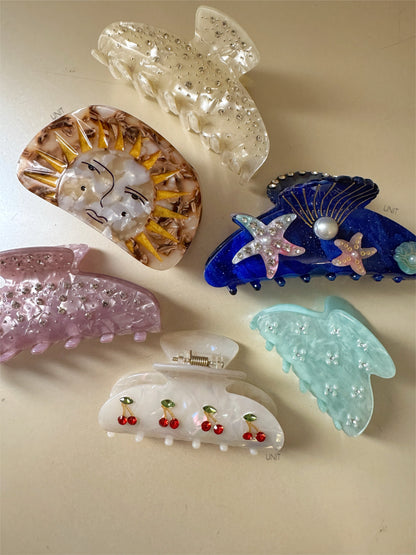 Cherry Blossom Hair Clip