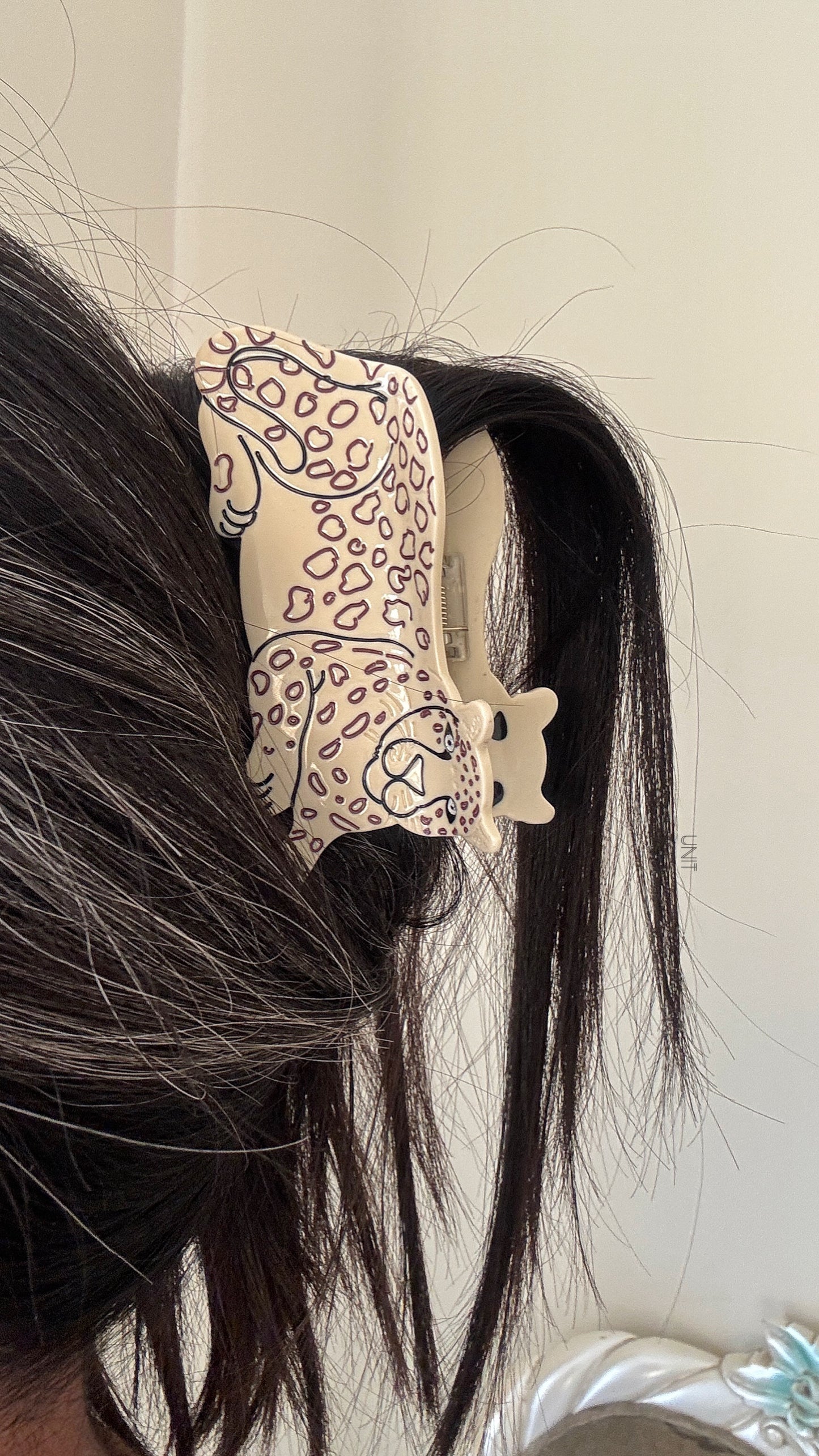 Leona Leopard Hair Clip