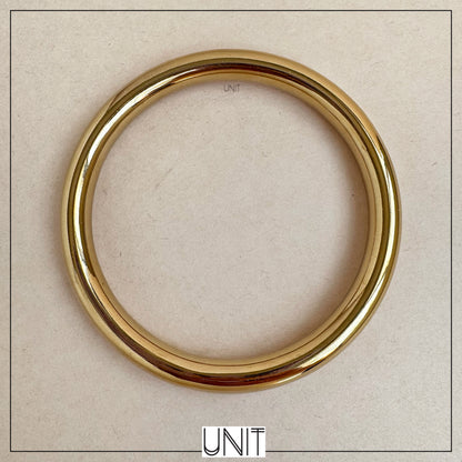 Eirene Polished Gold Bangle