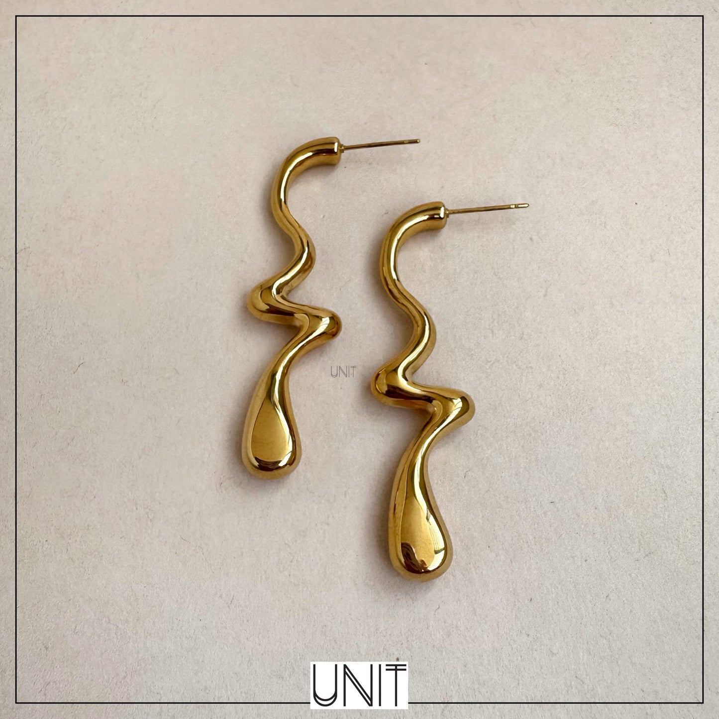 Callista Wave Drop Earrings
