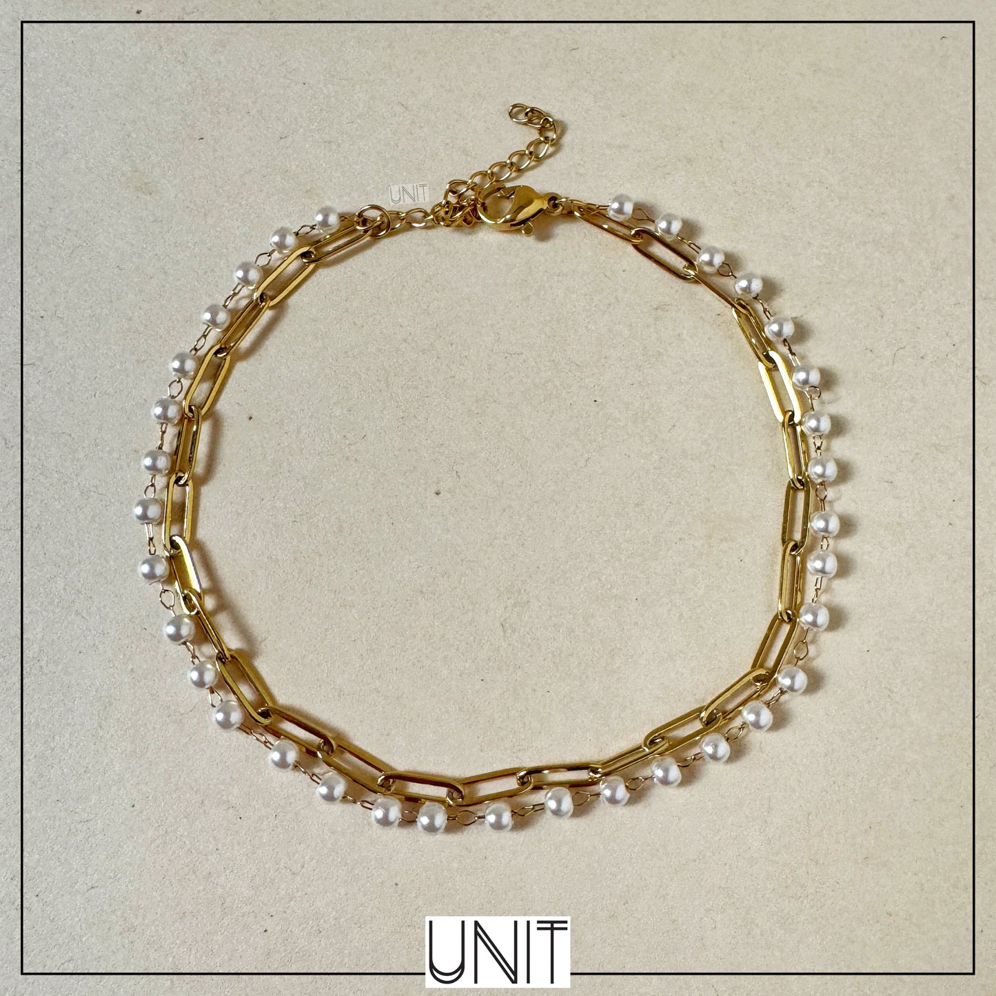Aurea Pearl Chain Anklet