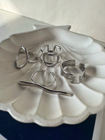 Aria Knot Silver Ring