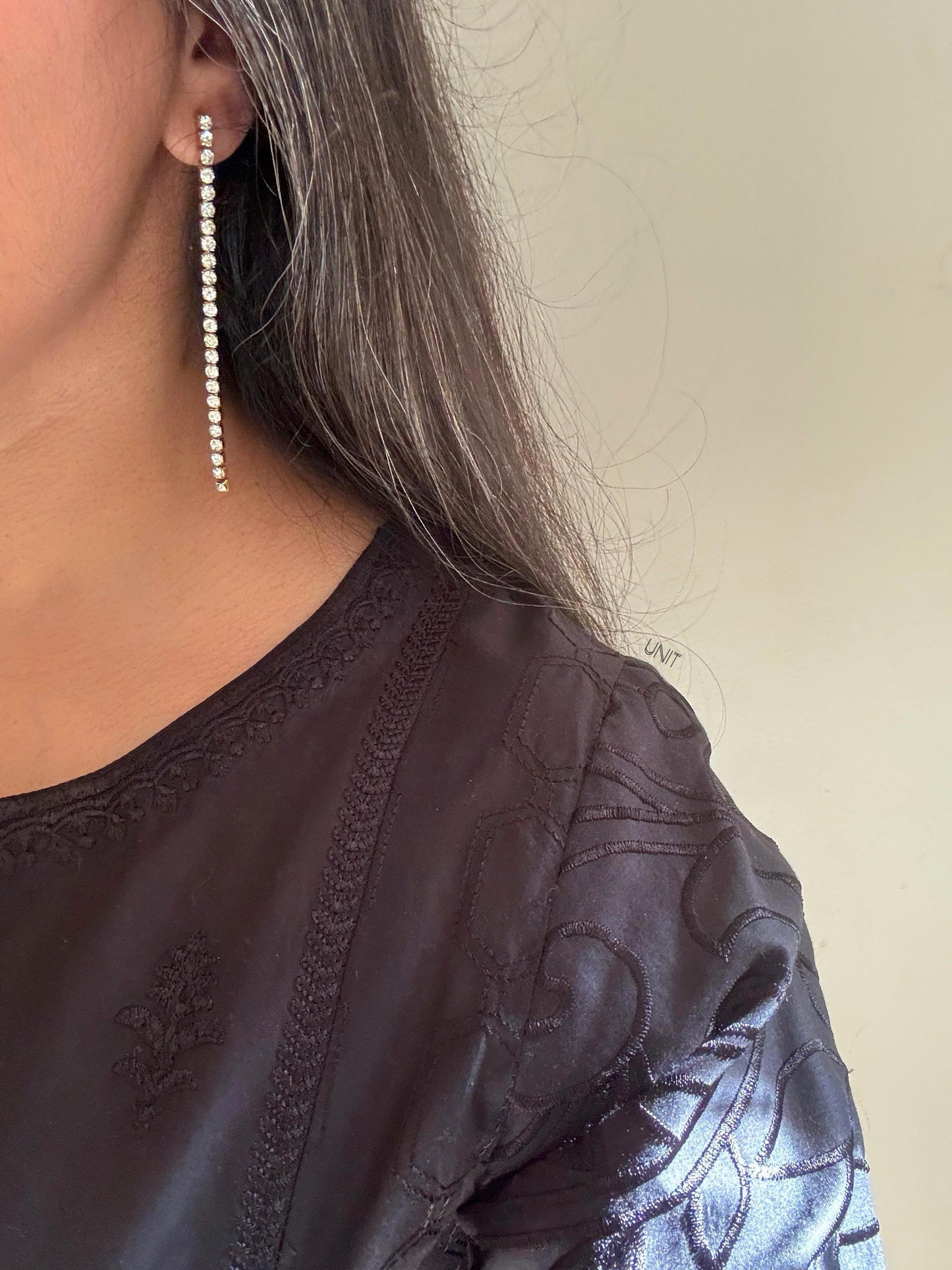 Linea Crystal Drop Earrings