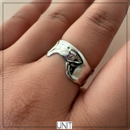 Mira Sculpted Silver Ring