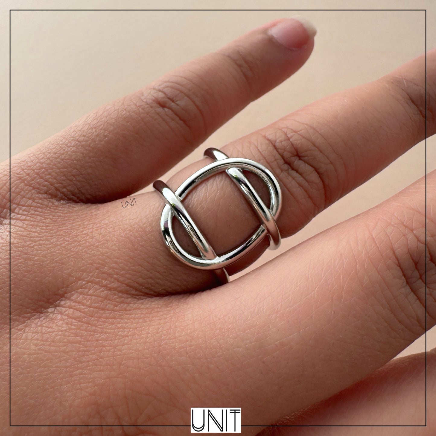 Aria Knot Silver Ring