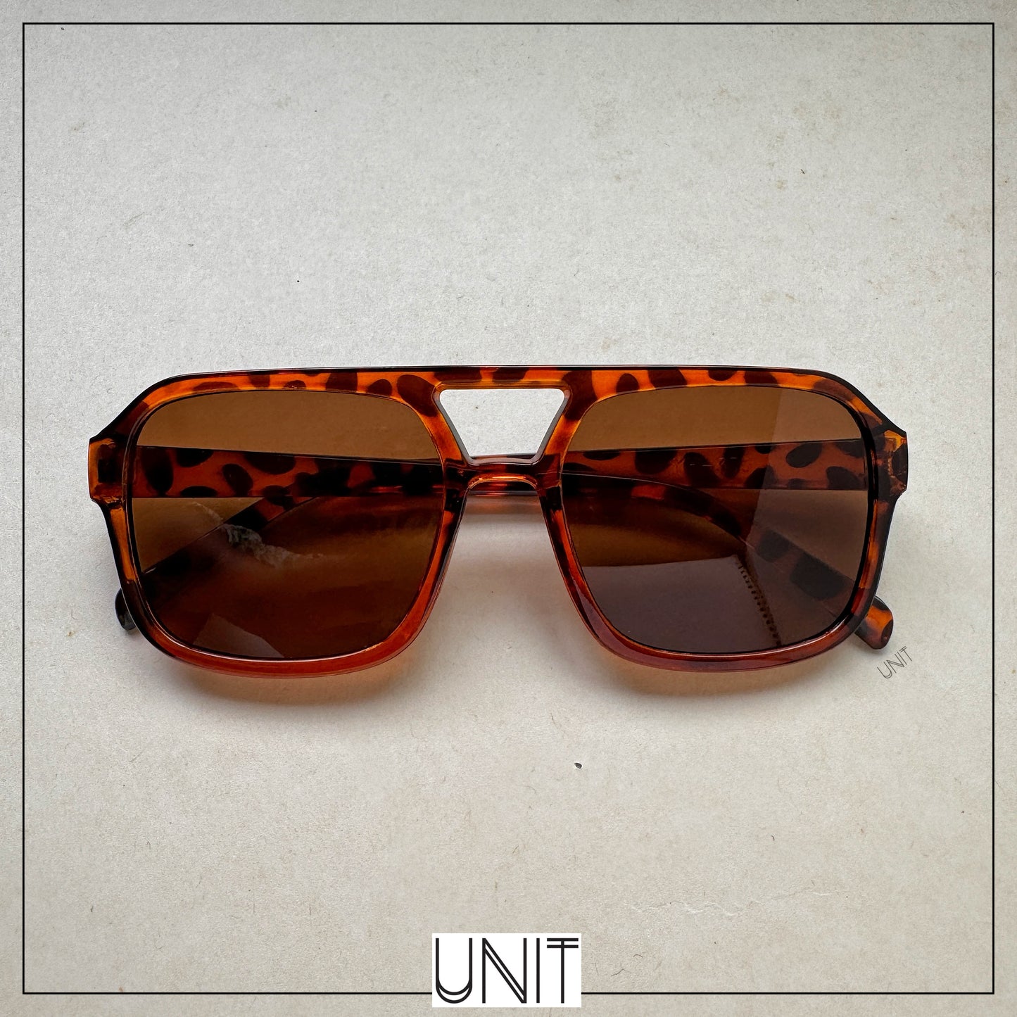 Tortoise Frame Oversized Sunglasses