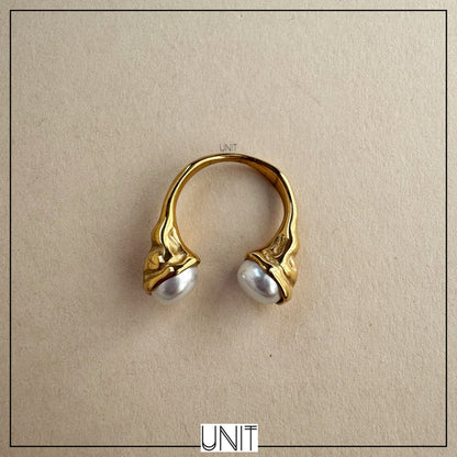 Mira Pearl Open Ring