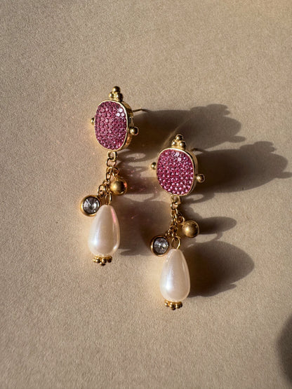 Rosalie Pearl Drop Earrings