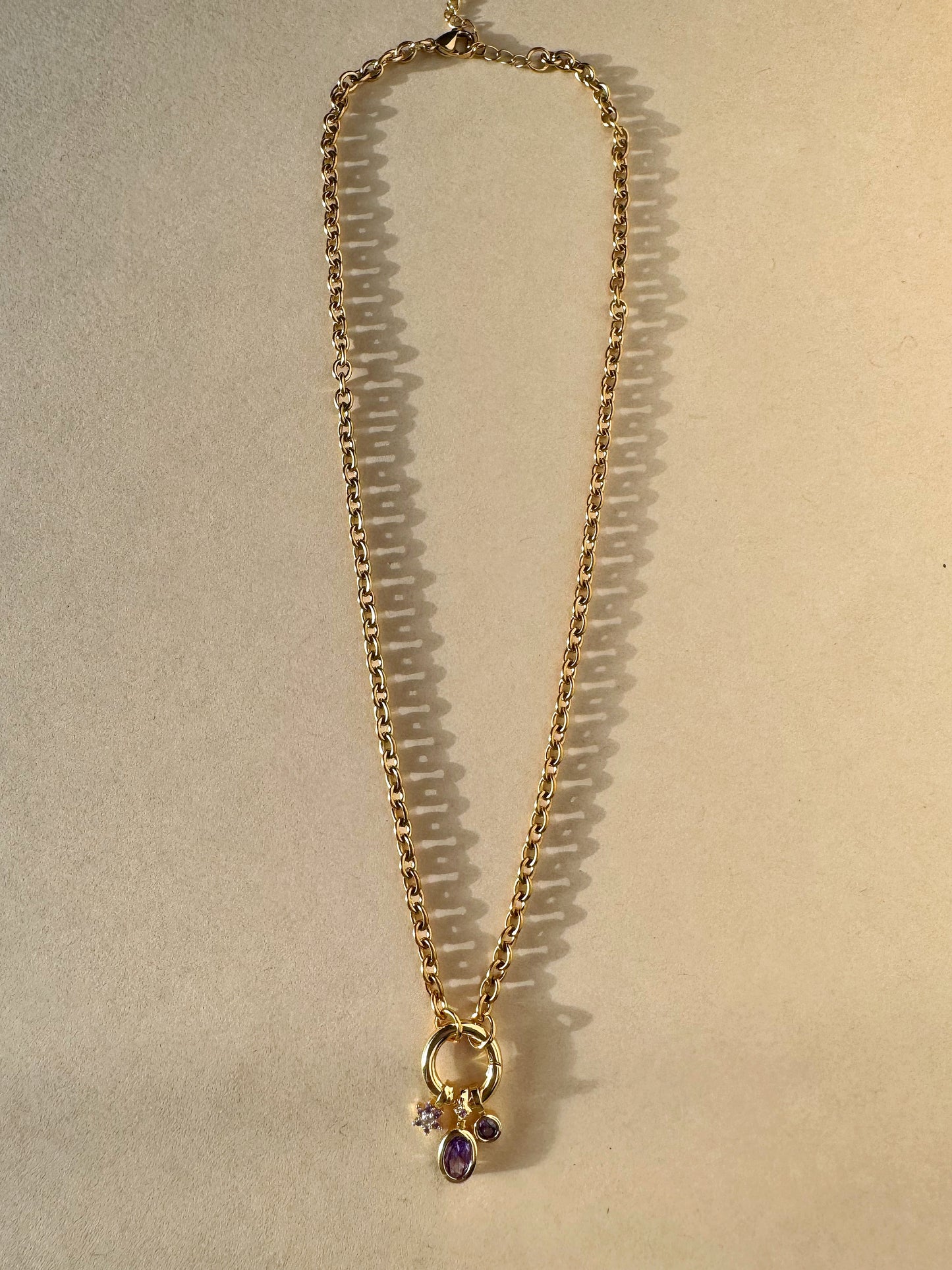 Améthyste Charm Necklace