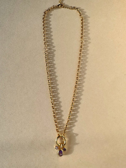 Améthyste Charm Necklace