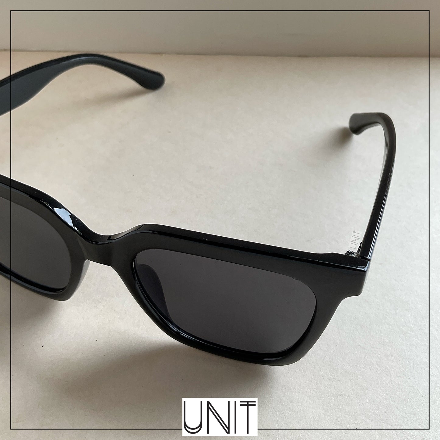 Classic Black Square Sunglasses