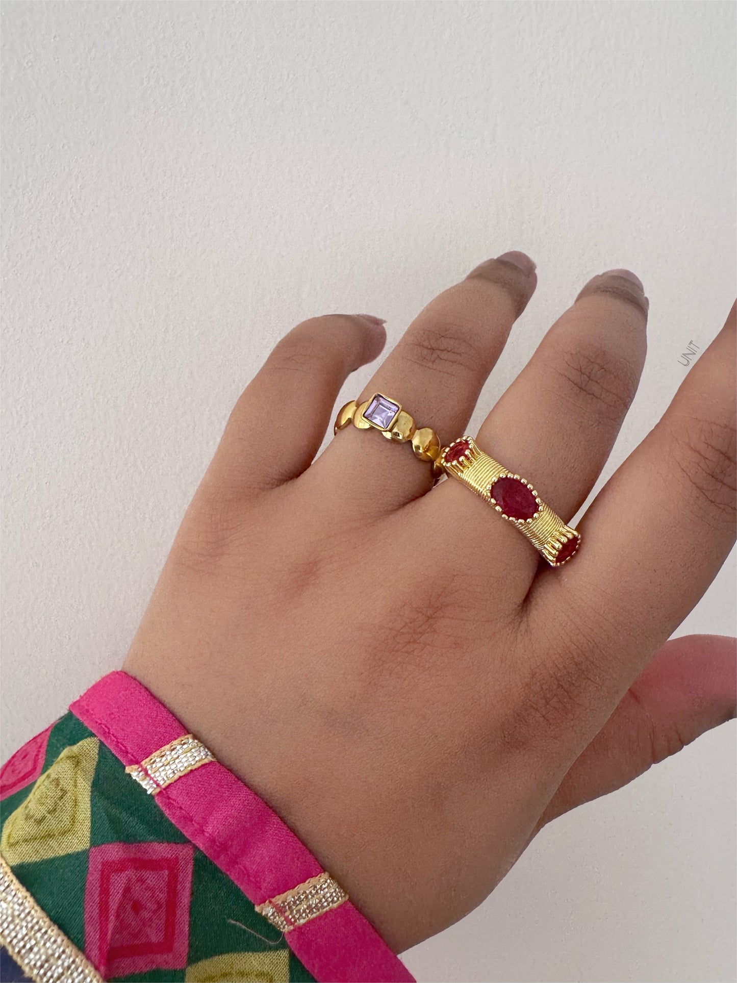 Améthyste Dome Ring