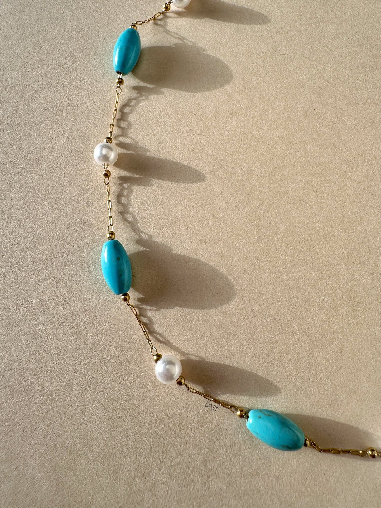 Azure Pearl Necklace