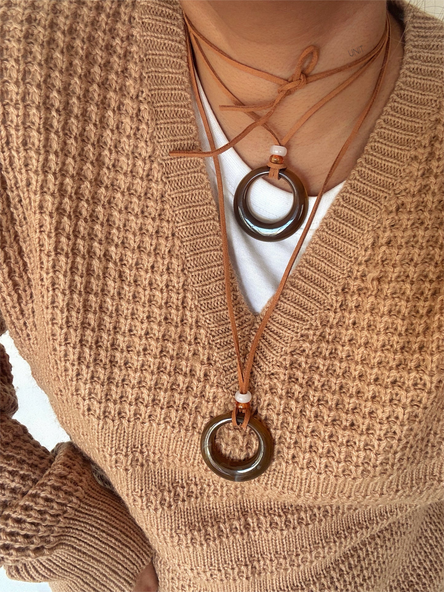 Luna Loop Pendant Necklace